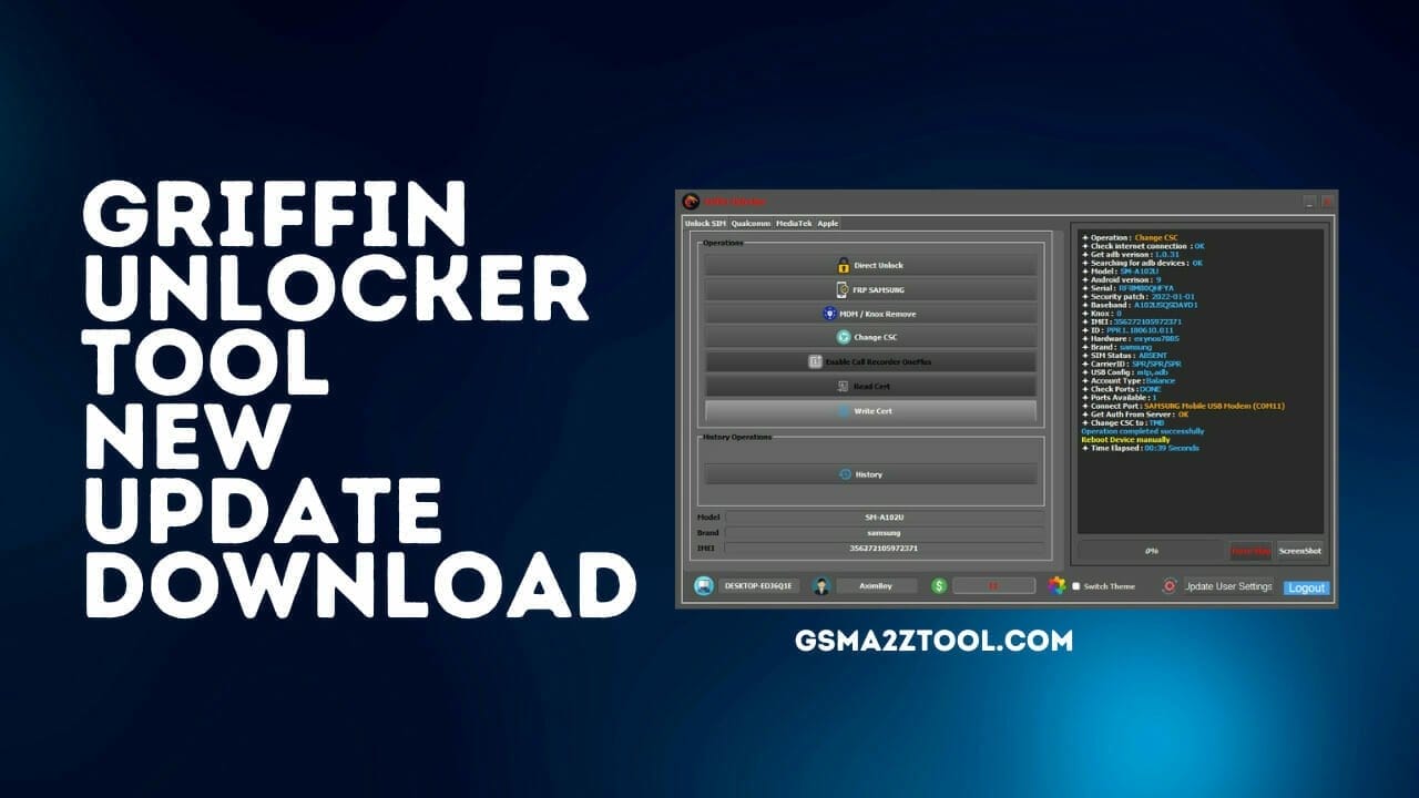 Griffin Unlocker Easy Direct Instant Permanent Unlock SIM Tool Download