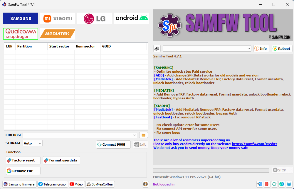Samfw tool 4. 9