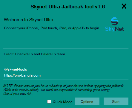 Skynet ultra jailbreak tool