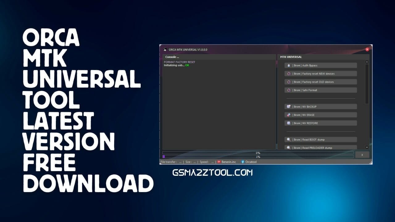 Orca mtk universal tool v1. 0 latest update version download