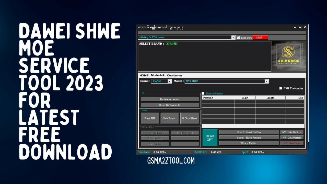 Dawei shwe moe service tool latest version free download