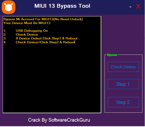 Miui 13 bypass tool