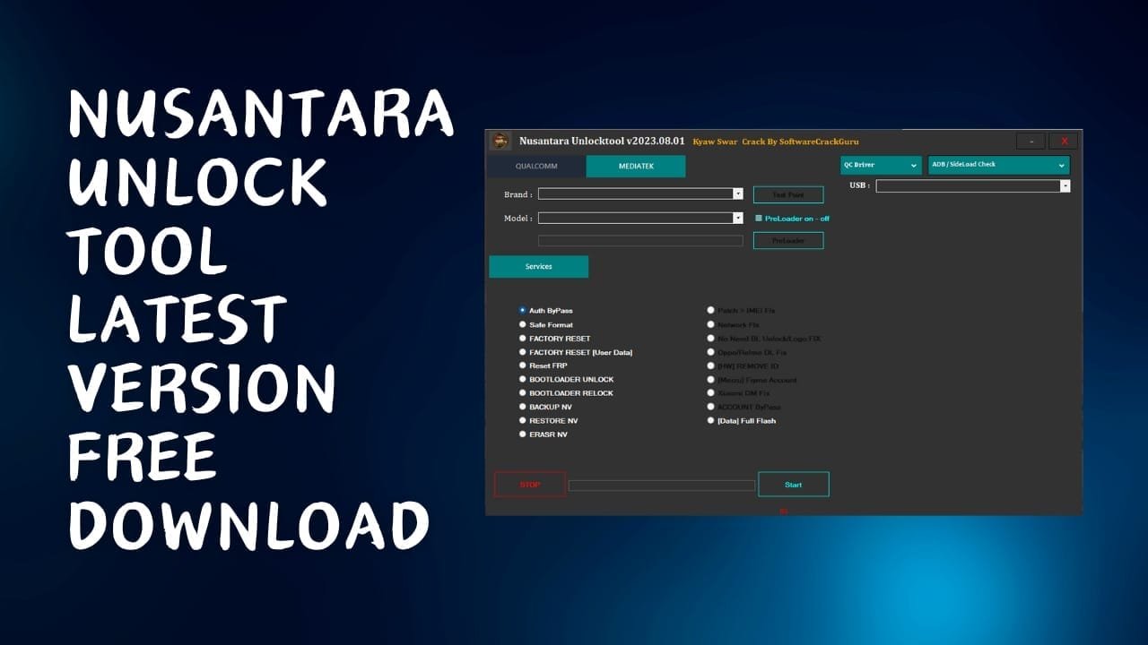 Nusantara unlock tool v2023. 08. 01 by kyaw swar latest free download