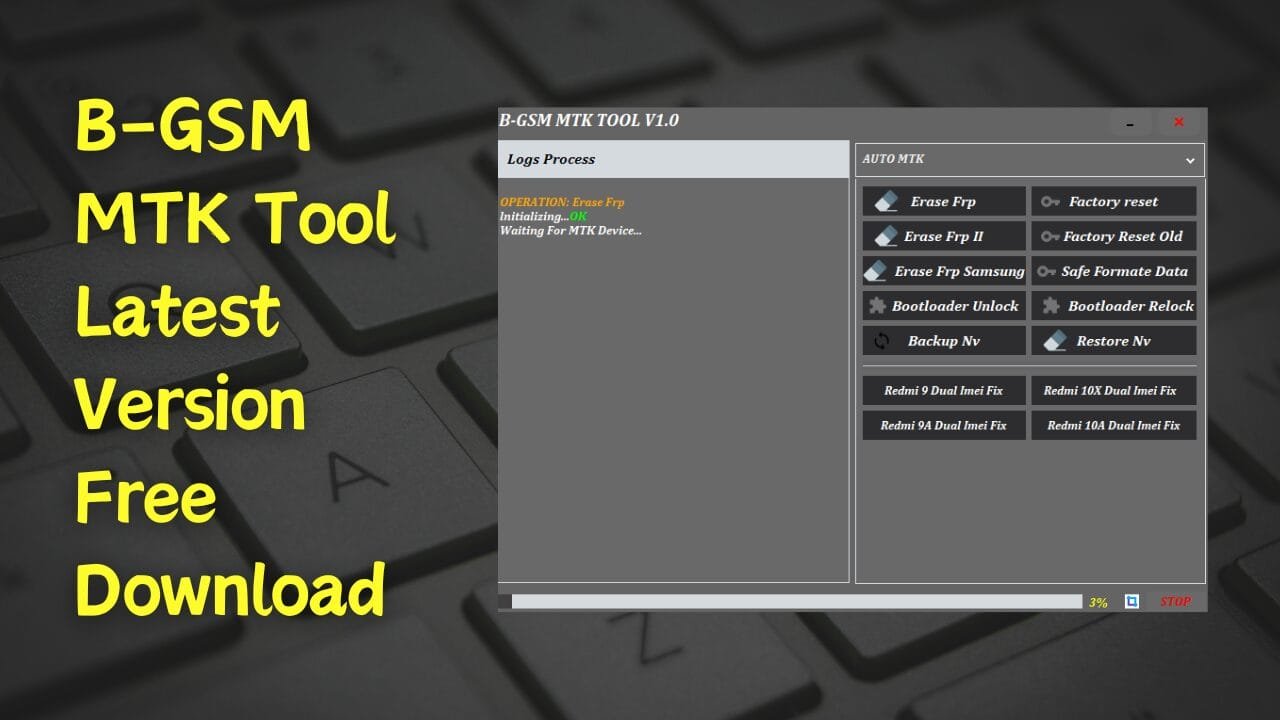 B-gsm mtk tool v1. 0 latest version free download