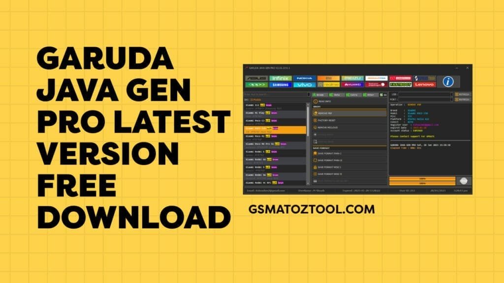 Garuda java gen pro v2. 02. 23. 01 get latest version now free download