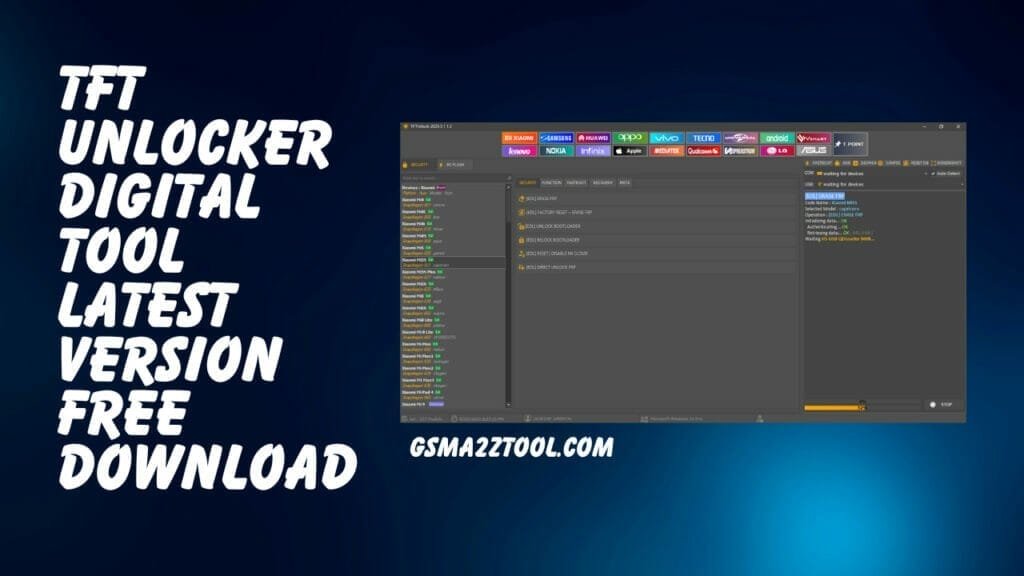 Tft unlocker digital tool v3. 1. 1. 2 latest version setup free download