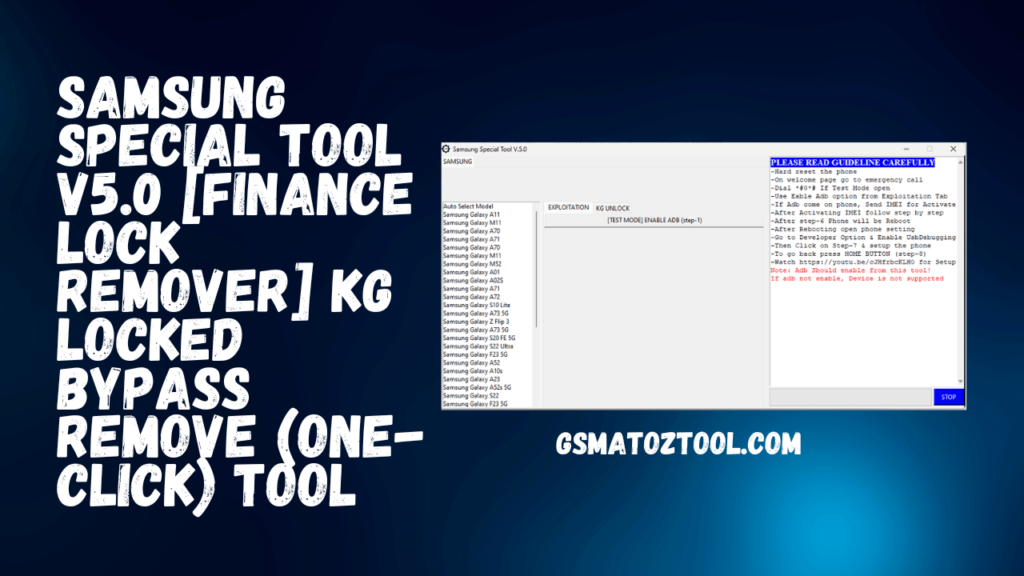 Samsung special tool 5. 0 latest version tool download