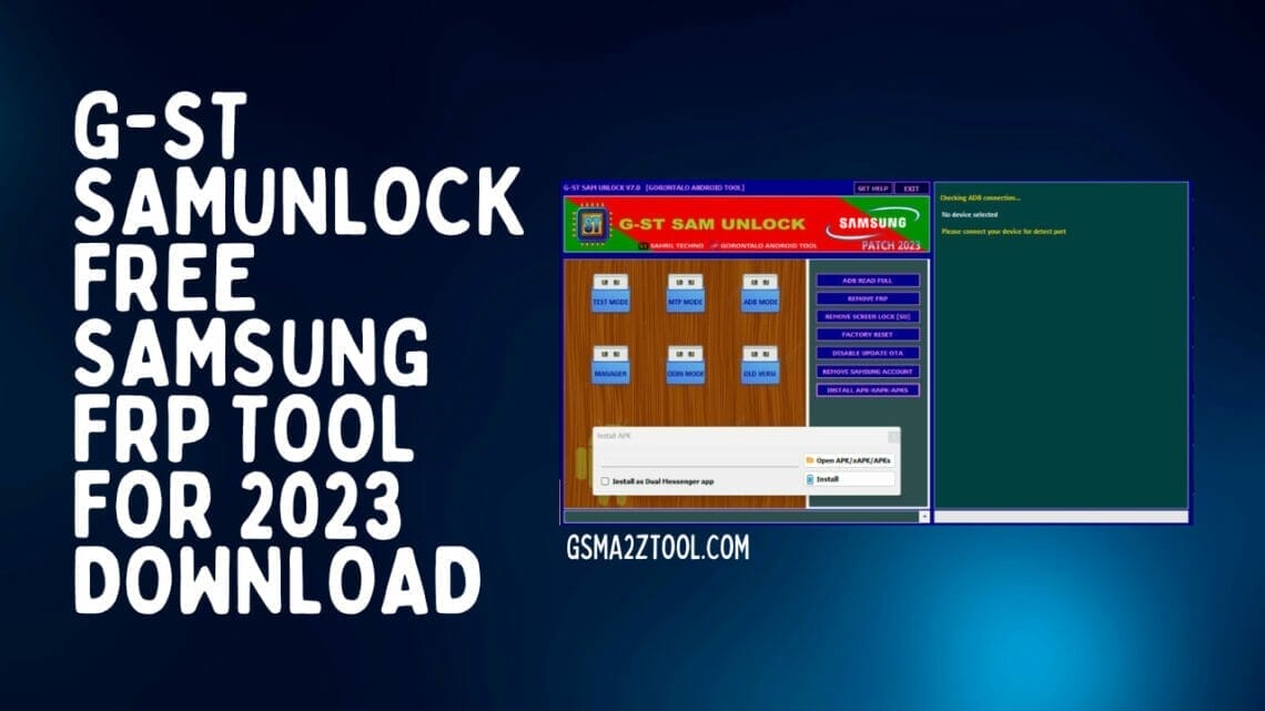 G-ST SamUnlock Tool V7.0 By Gorontalo Android Tool Download