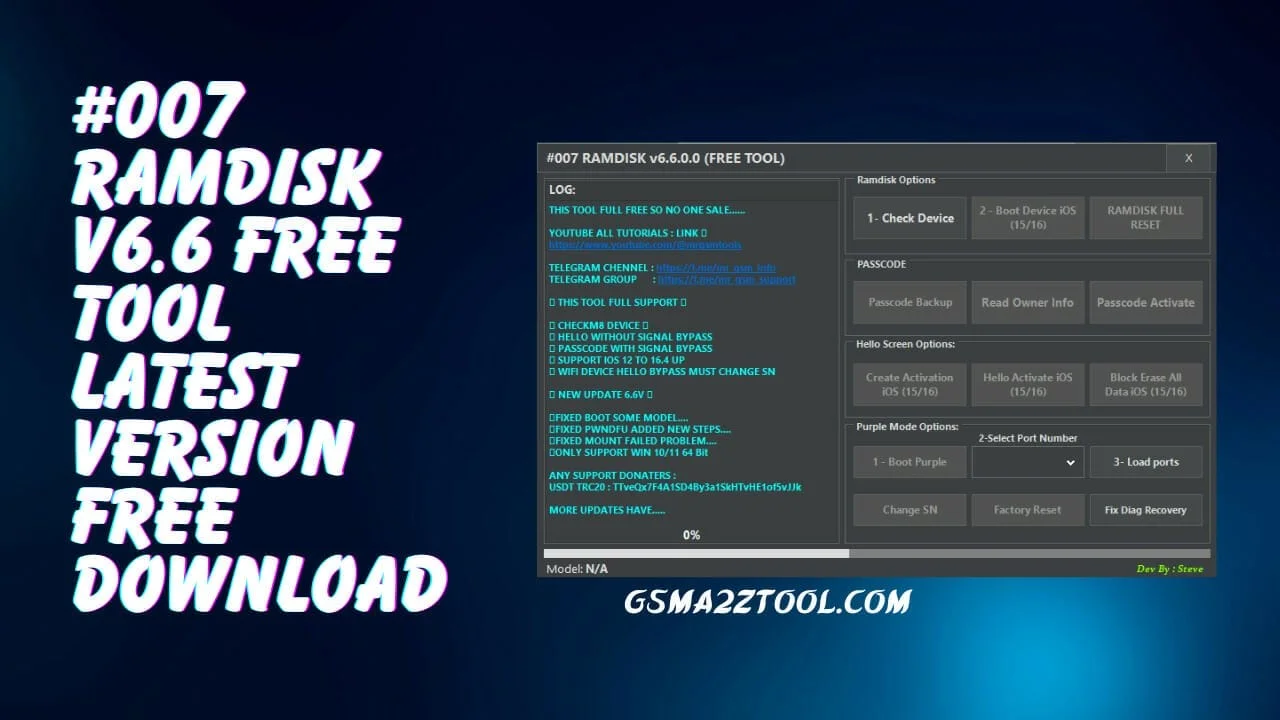 #007 ramdisk v6. 6 free tool #007 ramdisk v6. 6 free tool