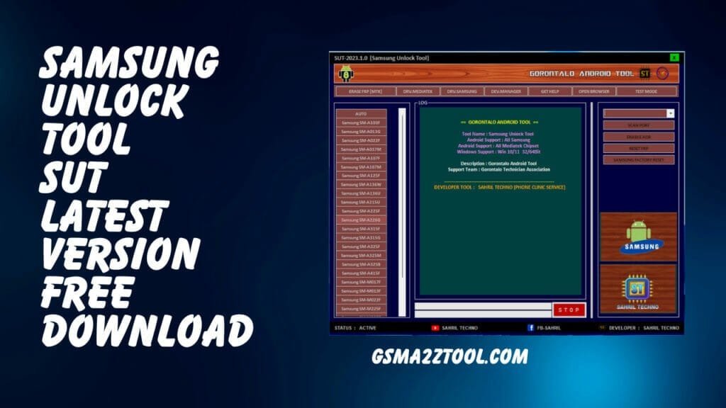 Samsaung unlock tool sut latest version free download