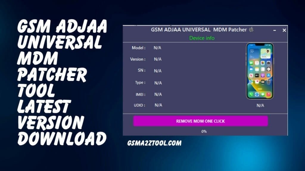Gsm adjaa universal mdm patcher tool v1. 4 latest free download