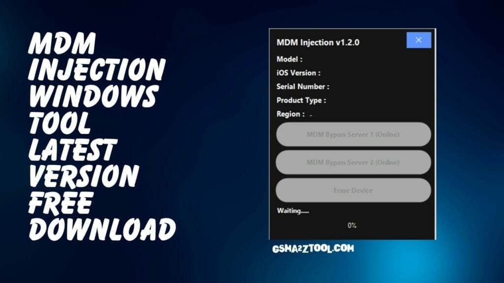 Mdm injection tool v1. 2. 0 - new update support all ios
