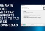 WinRa1n Tool V2.1 iOS 12 to iOS 17 Latest Windows Jailbreak Tool Download