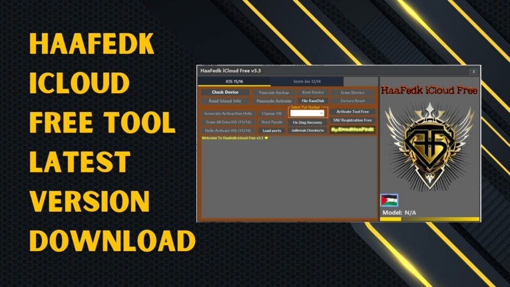 Haafedk icloud free tool v3. 3 ios 15/16 latest free download