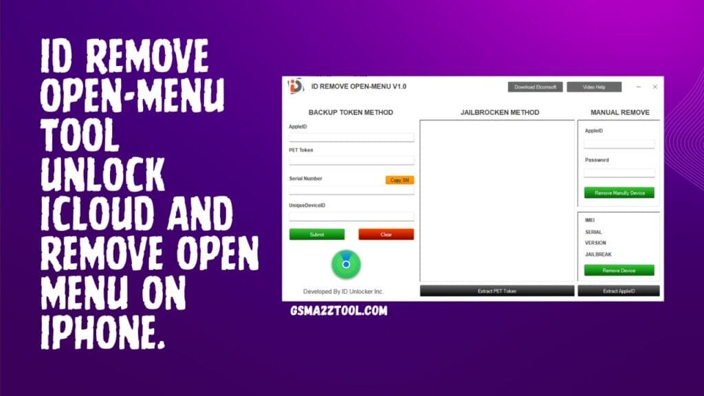 Id remove open-menu tool v1. 0 latest version download