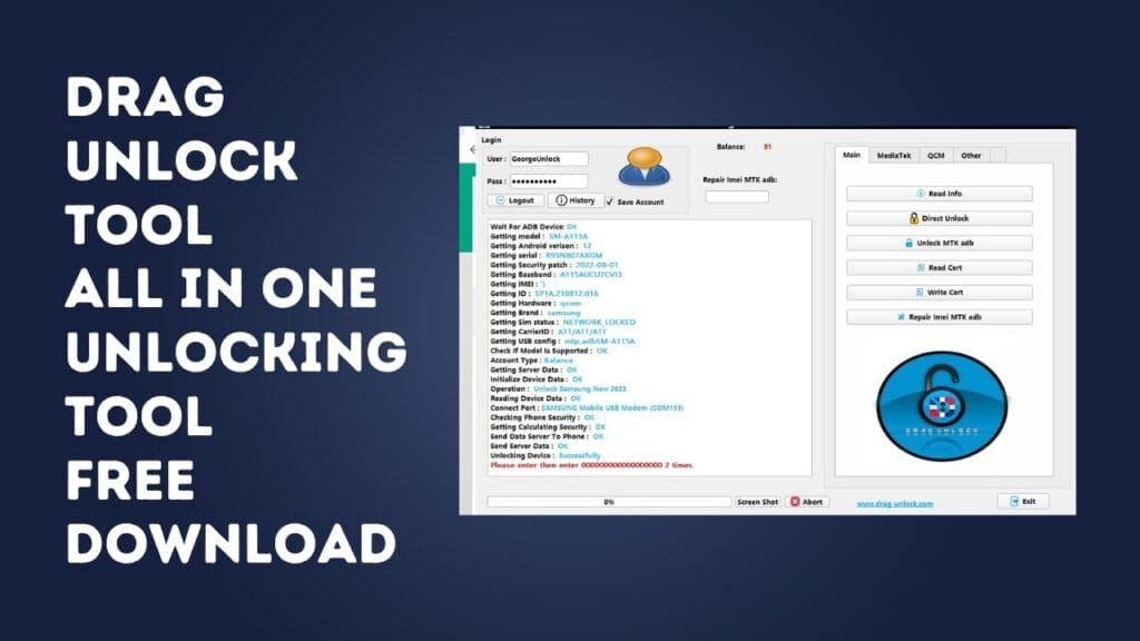 Drag unlock tool all in one unlocking tool free download