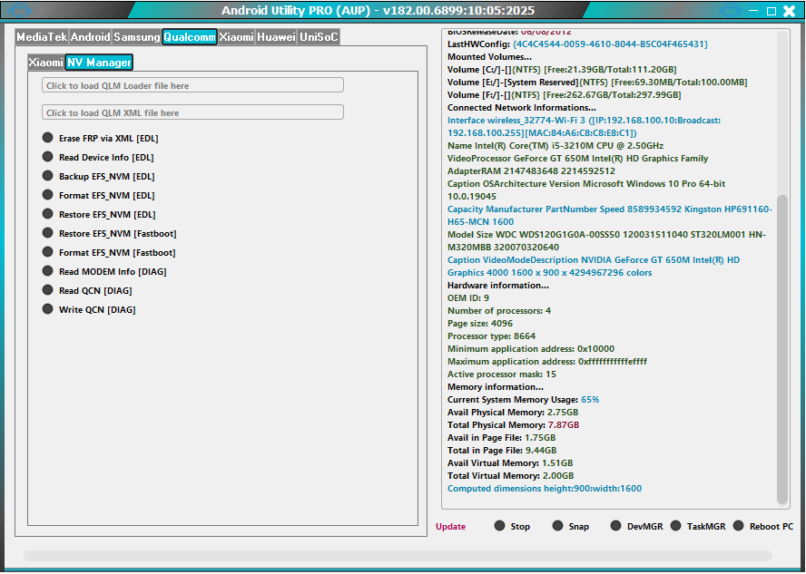 Android utility tool for mediatek bootrom and firmware management 5 Android utility tool