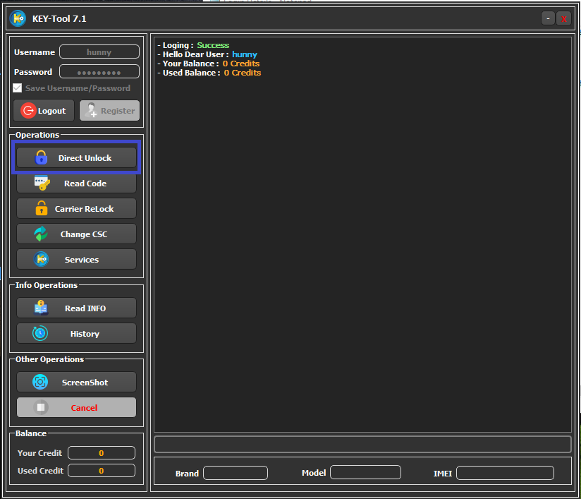 Key tool v7. 1 unlock your device with direct unlock services 2 Key tool 7. 1